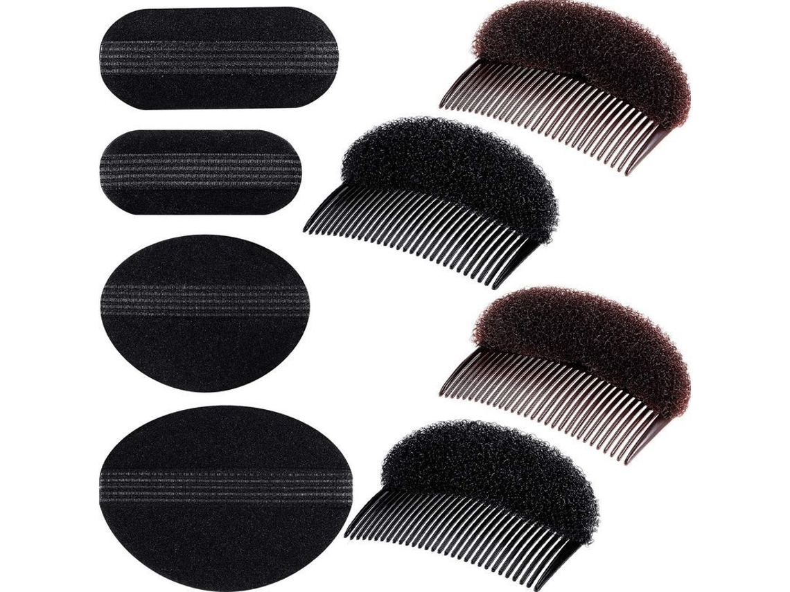 Juego De 8 Herramientas De Peinado Diy Para Mujeres Y Niñas: Herramientas Para Hacer Moños Y Trenzas.