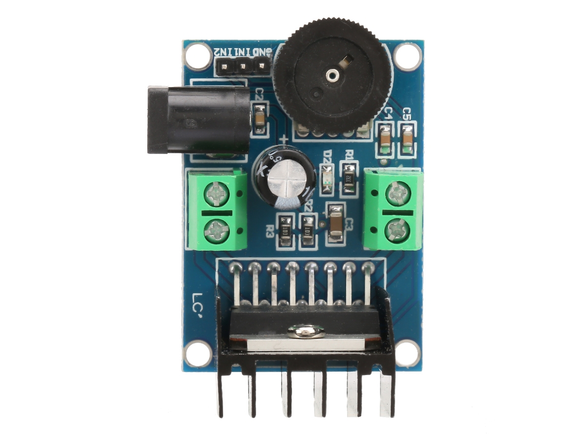 Módulo Amplificador De Audio Estéreo De Doble Canal Tda7266 De 7 W*2 Con Control De Volumen