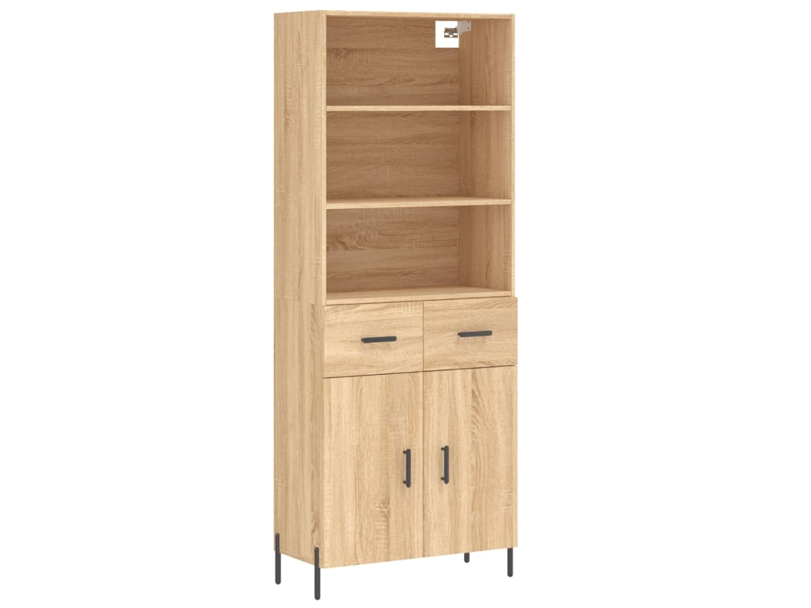 Mueble alto en derivados de madera, color Sonoma, MAISON EXCLUSIVE (69,5 x 34 x 180 cm)