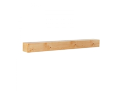 Conjunto Consola y Estante de Madera de Pino 183cm para Chimenea y Decoración Tekmaquinas