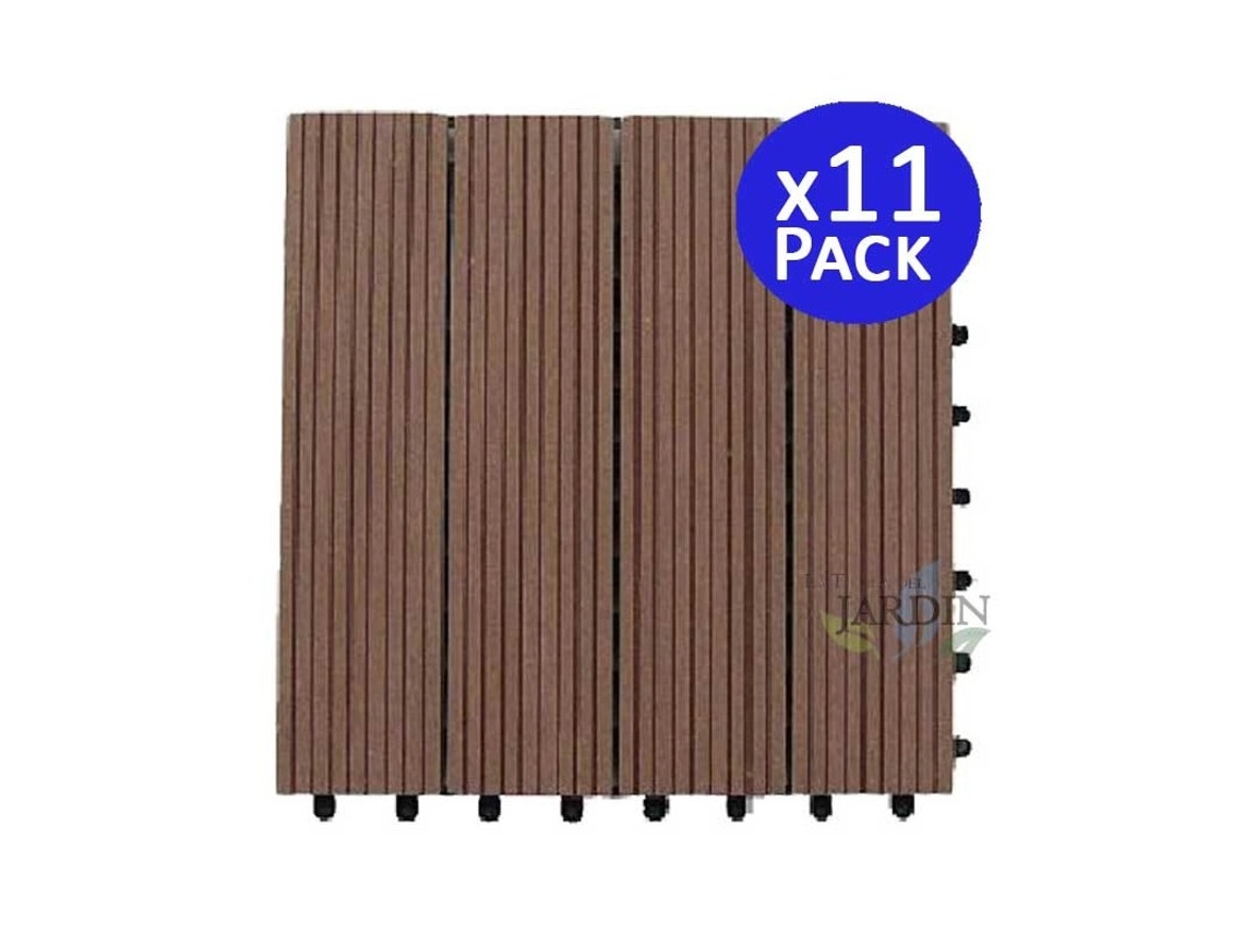 Baldosa Jardin Composite 30X30 Cm Y 2Mm Pack 11 SUINGA