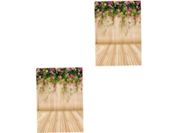 Fondo Fotográfico De 90 X 150 Cm, 2 Piezas, Estampado Floral Para Sesiones De Fotos.