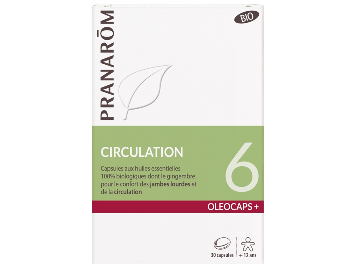 Oléocaps 6 Circulación Bio 30 Cápsulas PRANARÔM