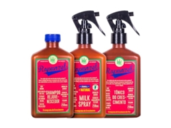 Kit sin aclarado en spray Rapunzel-Champú-Tónico de crecimiento-Leche LOLA COSMETICS