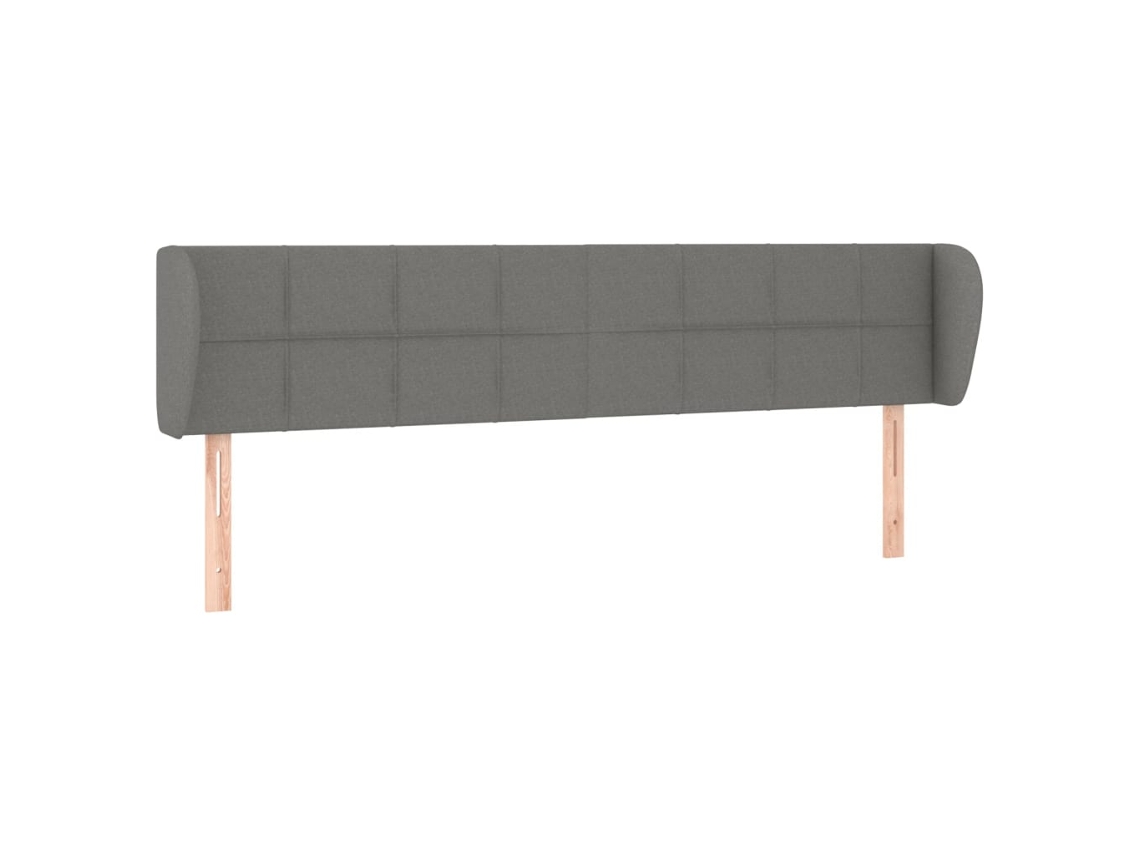 Maison Exclusive - Cabecero De Tela Gris Oscuro 183x23x78/88 Cm
