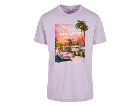 Camiseta MISTER TEE Palms Springs Morado (XS)
