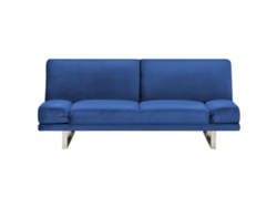 Sofá cama BELIANI York de Terciopelo Azul 190x87x81