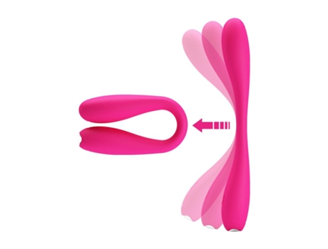 Vibrador Con Esqueleto Punto gRosa PRETTYLOVE