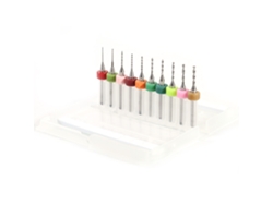 10 Brocas Micro De Carburo Cementado De 0,6-1,5 Mm Para Placas De Circuito Impreso (pcb) Y Mecanizado Cnc.