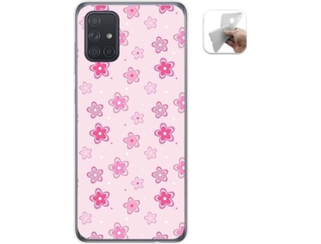Carcasa Samsung Galaxy A71 TUMUNDOSMARTPHONE Flores Multicolor