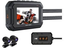 Cámara Dual 1080p Con Función Gps, Grabadora De Conducción Resistente Al Agua, Vídeo Hd Para La