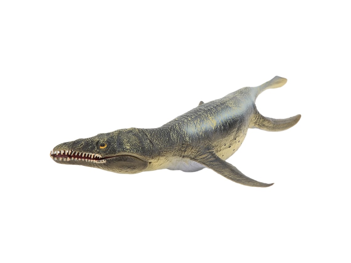 Modelo De Dinossauro Kronosaurus Amarelo Simulação Educativo Brinquedo Para Crianças