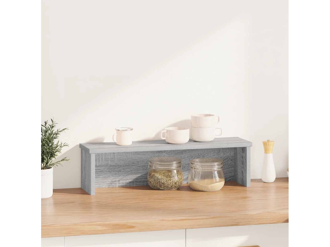 Maison Exclusive - Estantería Cocina Apilable Madera Ingeniería Gris Sonoma