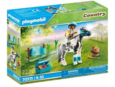 PLAYMOBIL PLAYMOBIL Country: poni coleccionable Lewitzer (Edad Mínima: 4)