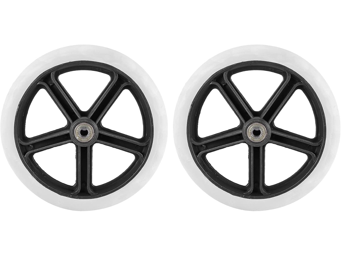 Juego De 2 Ruedas De Goma Pp Para Silla De Ruedas - 200 Mm