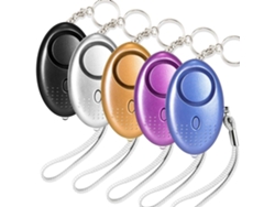 Herramienta de autodefensa de emergencia, alarma personal con luces LED blancas brillantes para atención instantánea, 5 piezas Kofihety