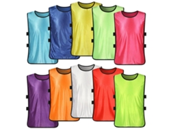 Chaleco De Entrenamiento Infantil De 10 Piezas Para Fútbol, Baloncesto, Camisetas De Práctica De Fútbol Americano, Petos Y Baberos.