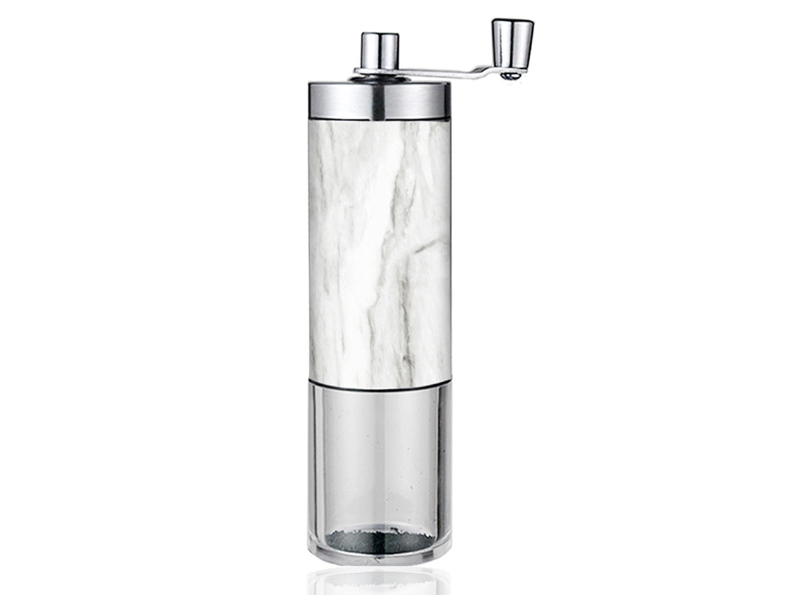 Molinillo de café manual con molienda ajustable en acero inoxidable cónico, sin electricidad, ideal para café de goteo, espresso, prensa francesa y más.