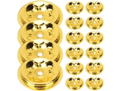 Juego De 16 Soportes Metálicos Flotantes Para Lámparas De Aceite. Ahorran Espacio Y Son Fáciles De Limpiar, Ideales
