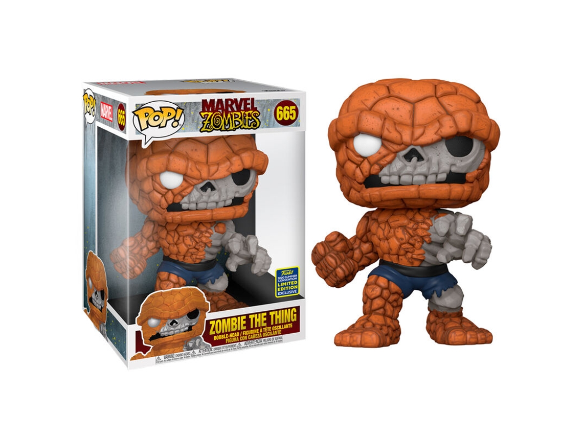 Figura Pop Marvel Zombies The Thing Exclusiva 25cm B.active