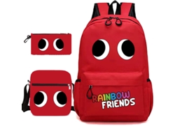 Conjunto de tres piezas de Mochila KOHREE de estudiante Rainbow Friends