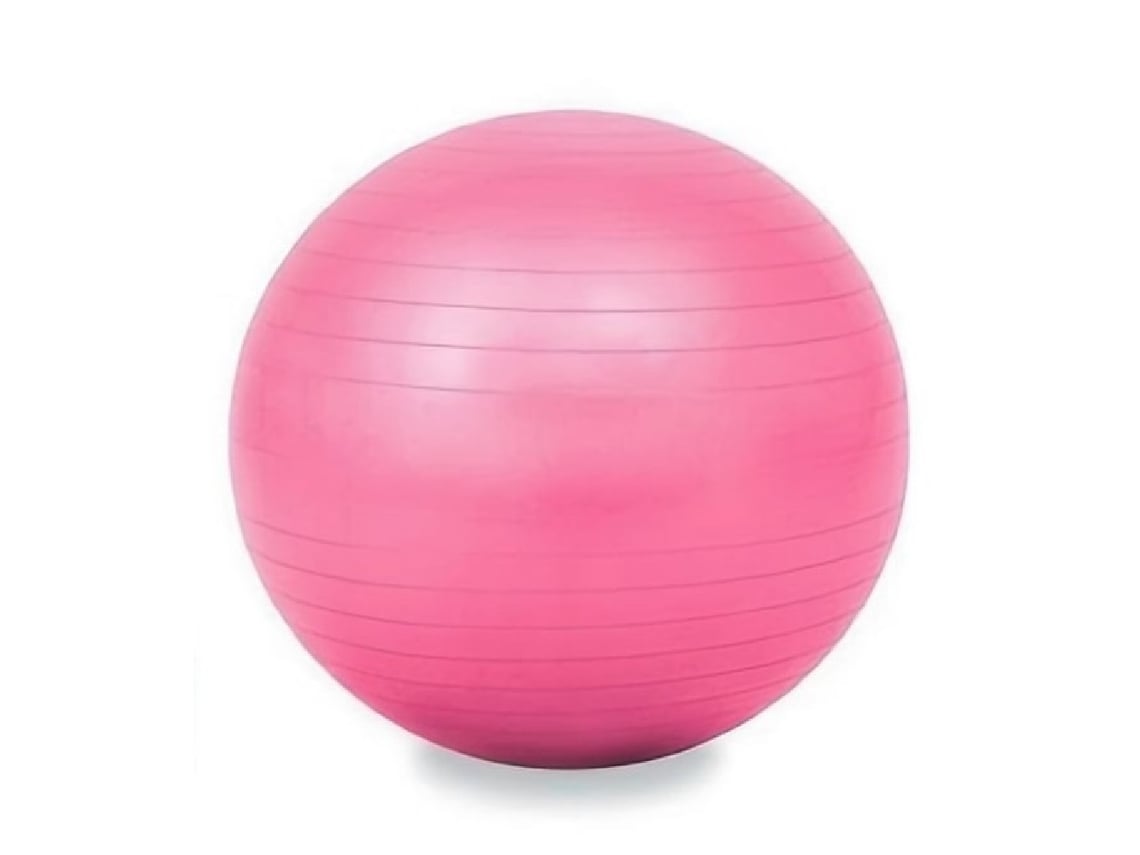 Pelota de Ejercicio Gruesa Rosa de 65 cm con Bomba de Aire Ideal para Usar en Casa, Oficina y Gimnasio PAPRIKA