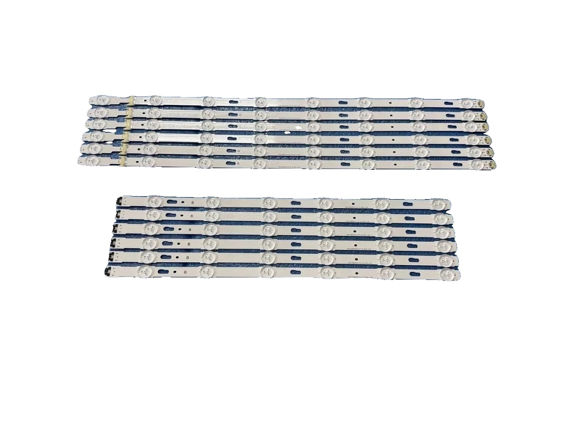 Tira de retroiluminación LED, aluminio, longitud 112,8 cm, compatible con V5DU55, UE55JU6050, UE55JU6060 OEM