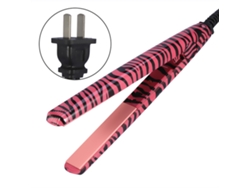 1pc Prancha De Cabelo Elétrica Portátil Para Alisar Cabelo Ferramenta De Estilo (vermelho Rosa)