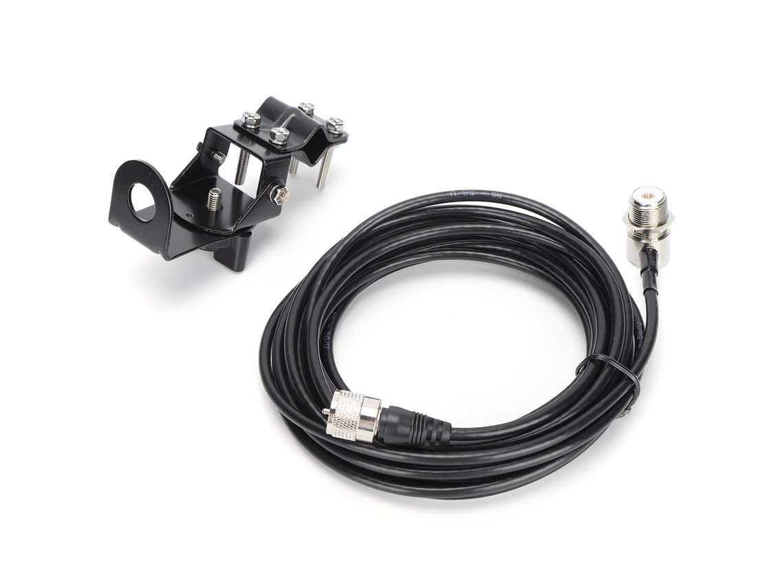 Suporte Ajustável Para Antena De Carro Com Cabo De Extensão De 5m Para Porta-malas E Hatchback (rb-46 Rg58)