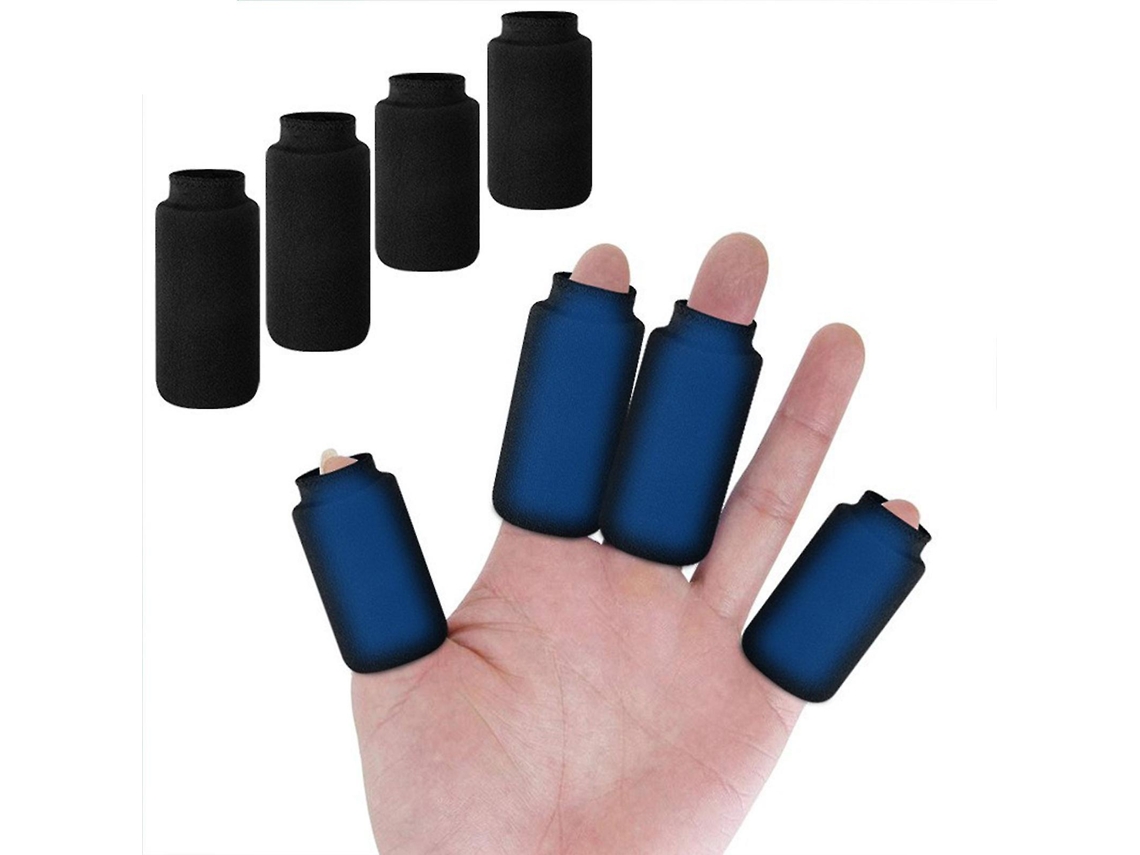 Mangas De Hielo Para Dedos Con Terapia Fría Y Caliente Protección Contra Tendinitis Negro