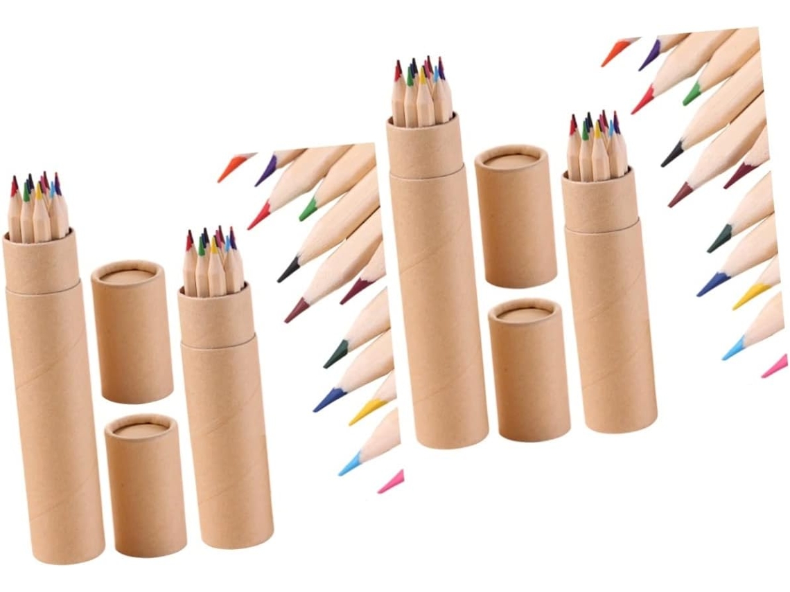 Juegos De Lápices De Colores Para Niños Y Niñas, Lápices De Dibujo Coloridos Para Actividades Escolares.