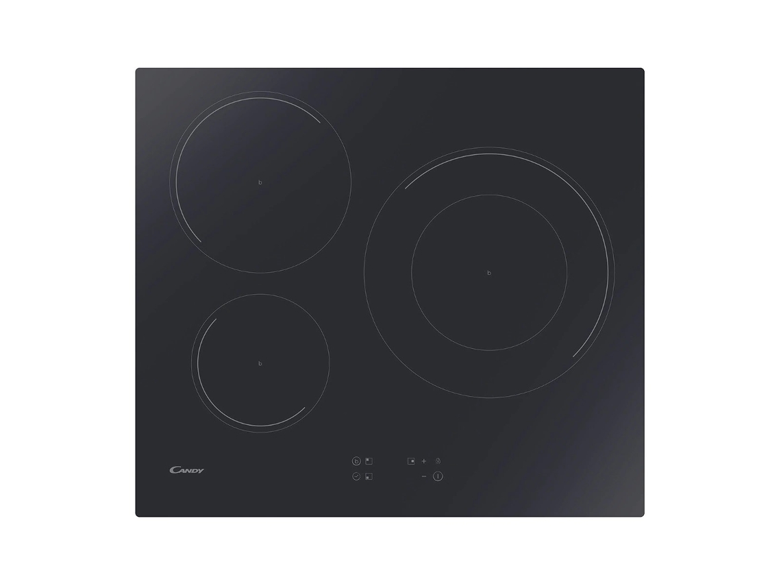 Placa de Inducción CANDY CI633C/E14U (Eléctrica - 10.8 cm - Negro)