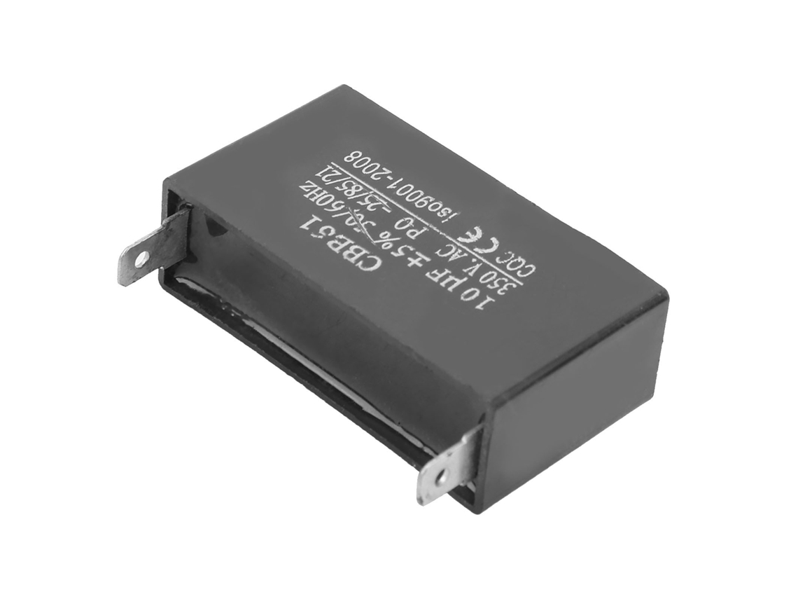 Condensador Cbb61 10uf 350vca Motor De Ventilador Iniciador Plástico 50/60hz