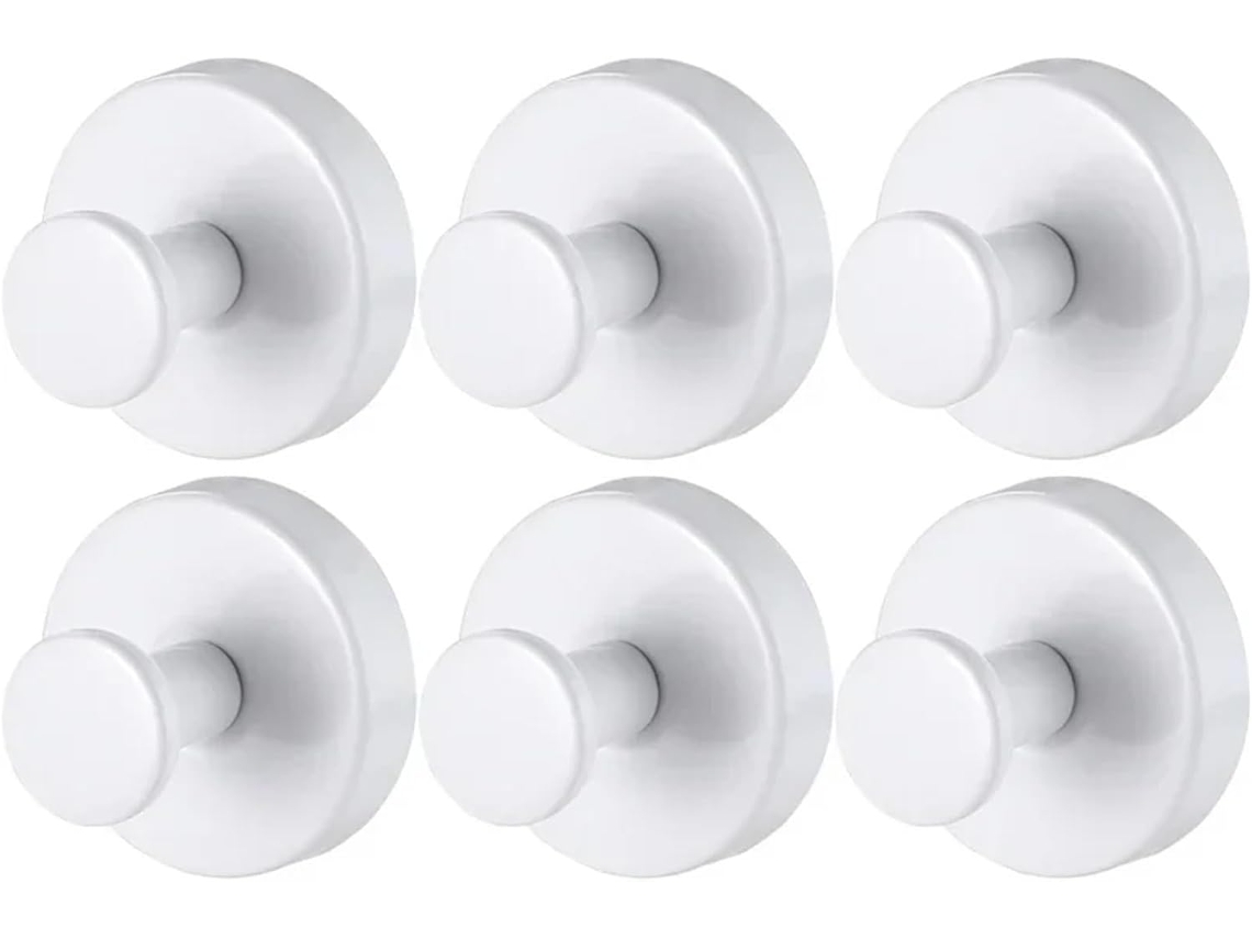 Topbathy Gancho De Pared En Acero Inoxidable Color Blanco Para Ducha