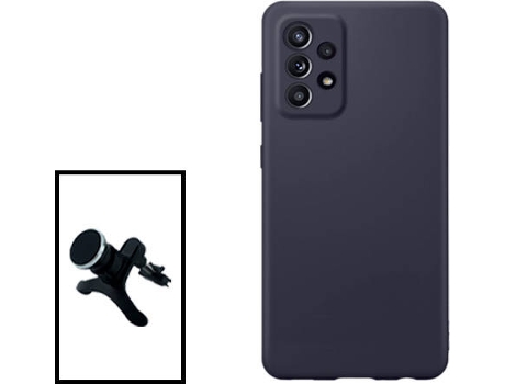 Kit Carcasa + Soporte Samsung Galaxy A33 5G GIFT4ME Negro