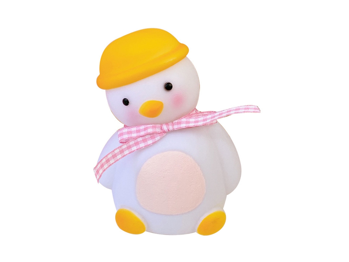 Bj-lâmpada De Noite Led Patinho Com Cinta Rosa Econômica E Bonita Para Quarto E Mesa De Cabeceira