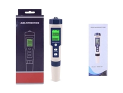 Prueba de calidad del agua multifuncional 5 en 1 Ph-salinidad-temperatura-Tds-Ec pluma para prueba de Ph probador de calidad D 326