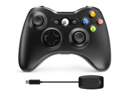 Mando Inalámbrico Para Xbox 360, 2,4 Ghz Con Doble Vibración, Compatible Con Xbox 360 Slim, Ps3 Y Pc Con Windows.
