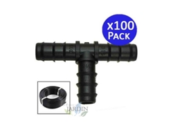 Te Riego Por Goteo 16Mm Negro SUINGA Pack 100 SUINGA