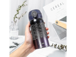 Botella térmica de acero inoxidable de 350 ml para café, té, leche, viajes y bicicletas eléctricas.