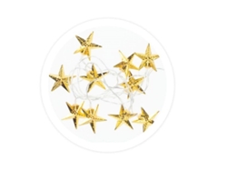 Sgc 204600007 | Estrellas doradas LED 2700 3000k 1,95 m Gsc
