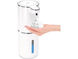 Dispensador Automático De Jabón Blanco De 380 Ml, Recargable Y Sin Contacto, Para Baño, Cocina Y Habitaciones Infantiles.