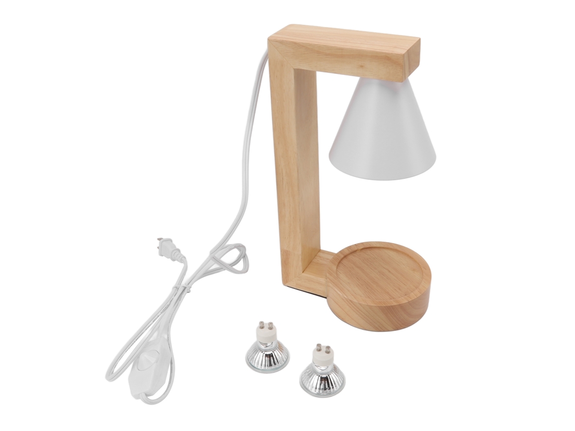 Lámpara De Mesa Para Calentar Velas Aromáticas Con Control De Luz: Hermosa Y Práctica.