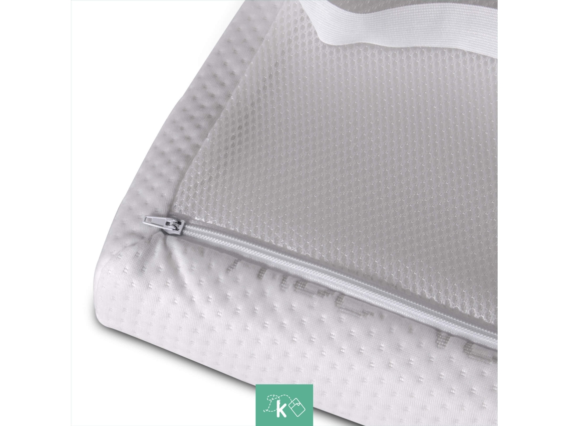Elalmacendelcolchon Almohada Viscoelastica, Modelo Aloe Vera Con Hilo