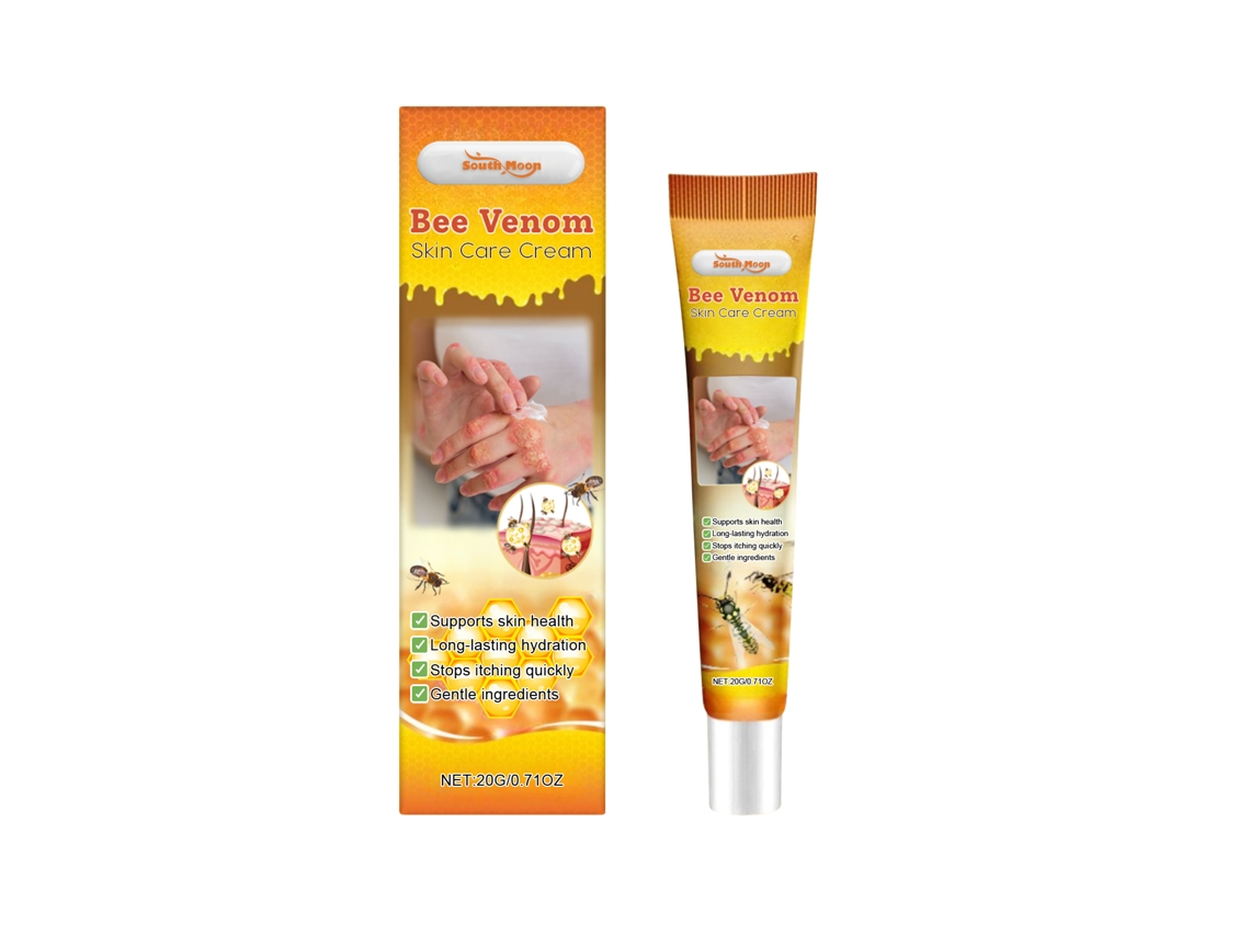 Crema de veneno de abeja para el cuidado de la piel