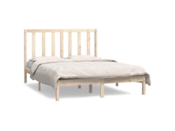 Maison Exclusive - Estructura De Cama Sin Colchón Madera Maciza De Pino 135x190 Cm