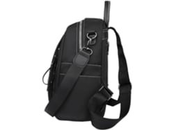 Mochila Impermeable Para Mujer, Bolso De Hombro Portátil Para La Escuela Y El Trabajo, Gran Capacidad Con Cremallera.