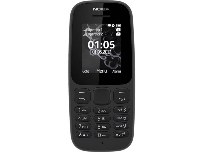 Teléfono móvil NOKIA 105 DS (1.8'' - 2G - negro)