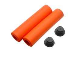Puños de silicona suave para manillar de bicicleta de montaña o carretera, con funda de esponja antideslizante, soporte para ciclismo.