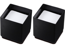 2 Elevadores De Acero Para Muebles, Protectores De Suelo Antideslizantes, Juego De Fundas